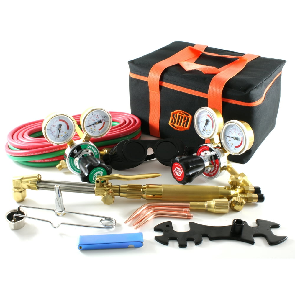 SÜA 25 Series Gas Welding & Cutting Kit Oxygen Torch Acetylene Welder