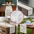 thumbnail image 6 of Farmhouse Butterfly Short Table Runner 48 Inches Long,Rustic Retro Wooden Striped Cotton Linen Table Runners Dresser Scarves,Fabric Tabletop Scarf Furniture Cover for Home Dinner Party Decor 13"x48", 6 of 8