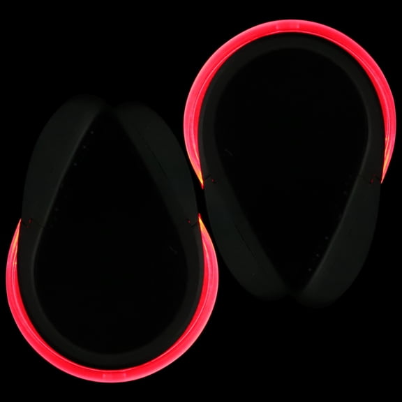 UPOUART 1Pair Luminous Shoe Clip Light in Red Waterproof Sweatproof for Running and Biking