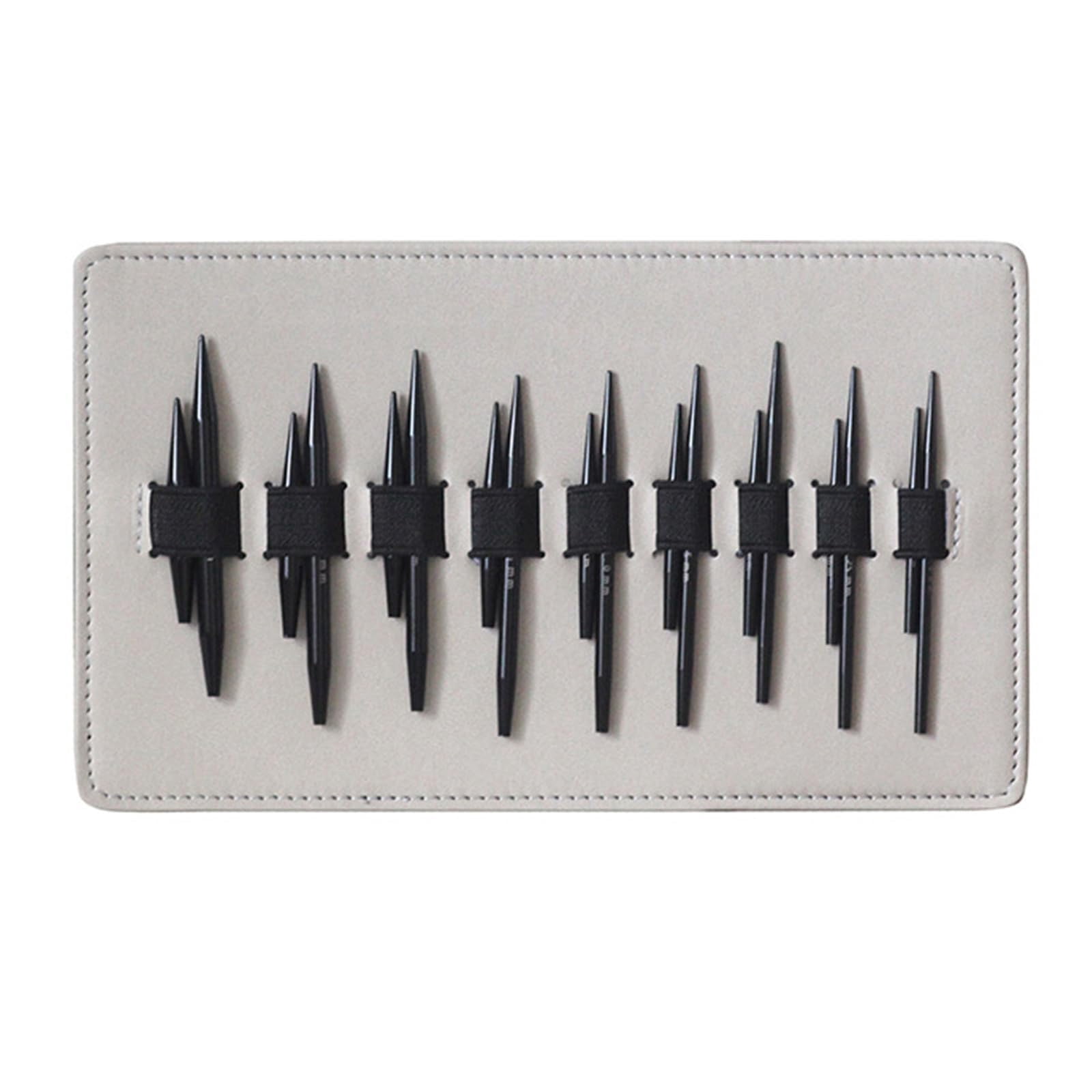 9Pairs Interchangeable Circular Knitting Needle with Storage Bag for Crocheting 3.0mm-6.0mm Aluminum Sweater Needle
