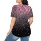 thumbnail image 3 of Tops Cortos para las Mujeres Cuello Redondo Suelto Impreso de Manga Corta, Tops Sueltos para las Mujeres, 3 of 5