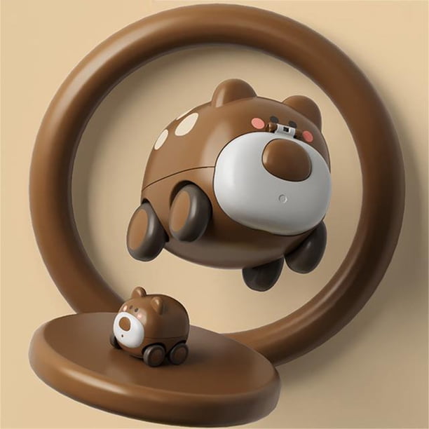 Coches de fricción de dibujos animados de plástico que presionan el coche para niños y niñas Hugtrwg Para estrenar
