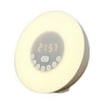 thumbnail image 1 of Agiferg Creative Sunrise Wake-up Light Alarm Clock Sunset Music Light Colorful Lights Home Led Night Light With FM, 1 of 1