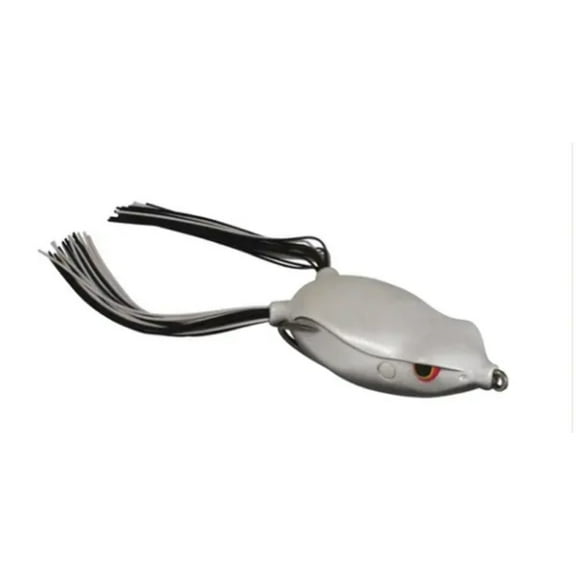 Spro SBEF65WHTB White/Black 5/8 oz Frog Soft Plastic Fishing Topwater Lure