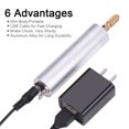thumbnail image 3 of USB Rechargeable Mini Electric Drill DIY Grinding Polishing Engraving Set (Silver #3), 3 of 10