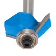 thumbnail image 2 of Router Bit 45 Degree 1/4in Round Shank Chamfer Tool with Top Bearing for Woodworking1/4x1/2, 2 of 4