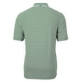 thumbnail image 3 of Men's Cutter & Buck Hunter Green New York Jets Primary Logo Virtue Eco Pique Stripe Recycled Polo, 3 of 3