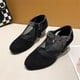 thumbnail image 5 of Sonducket 1 par de zapatos de verano para mujer, sandalias transpirables, calzado de Color sólido, accesorio para novias para el trabajo diario Calzado floral negro Tamaño 39, 5 of 6