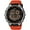 Orange, variant on Men's World Time Watch, Orange Resin Strap