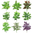 thumbnail image 3 of 1Pc 30cm Artificial Leaf Plant Foliage Bonsai Garden Home Party Furniture Decor, 3 of 8
