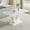 63 inch White Style3, variant on LUFTUT Modern Dining Table for 6, Black Wood Grain Kitchen Table with U-Shaped Pedestal Base and Gold Strip Accent, 1.8" Thick MDF Dinner Table, Rectangular Top, Easy Assembly for Apartment/Loft