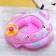 thumbnail image 5 of Flotador de piscina para bebé con asiento de seguridad, volante, anillo de natación inflable de dibujos animados, ayuda para entrenamiento de natación para niños de 2 a 6 años, 5 of 5