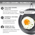 thumbnail image 2 of 17 Pcs Nonstick Stainless Steel Cookware Set, Hybrid Stainless Steel Pots and Pans Set Non Stick, Non Toxic Kitchen Cookware Sets, Dishwasher & Oven Safe, Induction & All Cooktop Compatible, 2 of 8