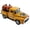 Orange, variant on Decorr Halloween Decorations - Mini Cute Farmhouse Style Halloween Metal Truck Decor with Two Removable Pumpkin Ornaments for Tabletop, Tiered Tray, Shelf, Fireplace and Home Indoor Decor (Pink)