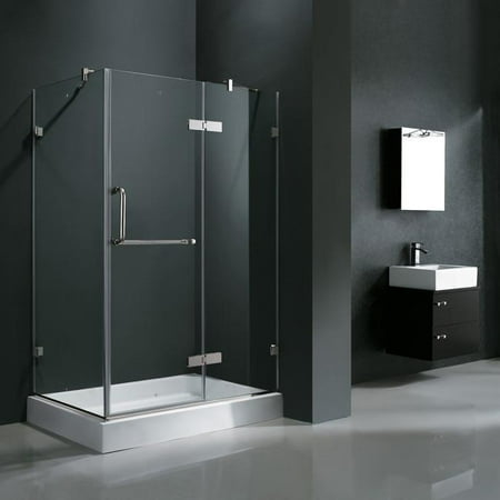 Vigo Vg6011chcl48wr 32 X 48 Frameless 3 8 Clear Chrome Vigo Vg6011chcl48wr 32 X 48 Frameless 3 8 Clear Chrome Shower