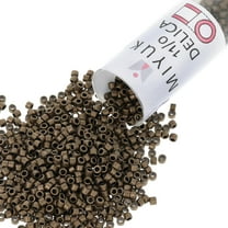 Miyuki Delica Seed Beads – Size 11/0 (1.6 mm), DB0322, Matte Metallic Gold, 7.2 g, Approx. 1440 Beads