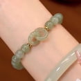 thumbnail image 3 of Pulsera de eslabones de anillo para mujer, diseño de nicho, pulsera con hebilla segura, regalo de cumpleaños para novia, 3 of 6