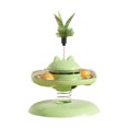 thumbnail image 1 of EastVita Interactive Plume Cat Teaser, Spring Turntable Kitten Toy, Kitty Food Dispenser, Roller Turntable Ball Toy For Cats Kitty Chasing Exercising Playing, 1 of 8
