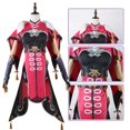 thumbnail image 3 of Disfraz de juego Beidou para mujer, traje de Cosplay de Genshin Impact Beidou, negro y rojo, vestido de Halloween, capa, conjunto completo, 3 of 4