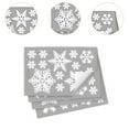 thumbnail image 3 of Pegatinas de pared navideñas,Pegatinas navideñas con copos de nieve para ventanas,pegatinas blancas,Calcomanías navideñas para ventanas de vidrio,adornos para paredes,invierno,Suministros, 3 of 9