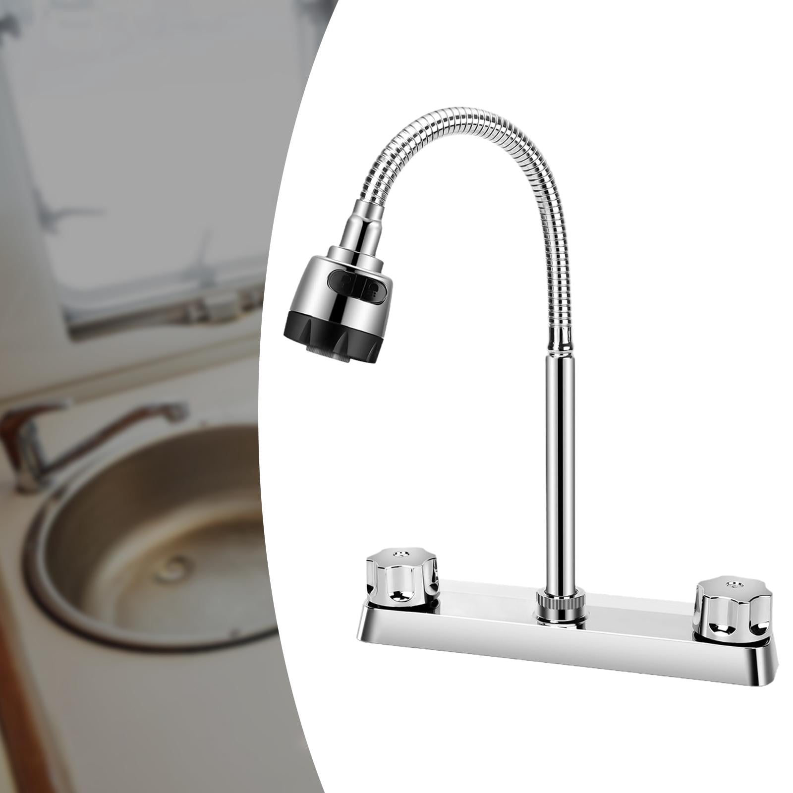 TISHITA RV Kitchen Faucet Camp Car Faucet, Lightweight,Modern,Easy to Install Sturdy Practical Flexible RV Sink Faucet for Motorhomes