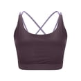 thumbnail image 4 of Sports Bras For Women No Underwire 2024 Women's Underwear Hollow Breathable Cool Liftup Air Bra No Steel Ring 10 Womens Sports Bra Purge Top Long Line Sports Bra for Women Long Yoga Bra Tops for Women, 4 of 6