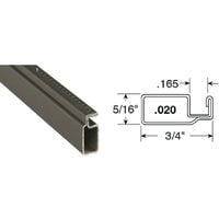 Make-2-Fit Frame,Aluminum,72" L x 5/16" W, PK20 PL 14073