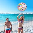 thumbnail image 4 of Pelotas de playa inflables con lunares QOUBAI, paquete de 12 unidades, 41 cm, PVC, 4 of 7