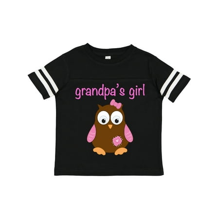 

Inktastic Grandpa s Girl - Owl Gift Toddler Toddler Girl T-Shirt