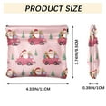 thumbnail image 3 of PU Leather Coin Purse Wallet Compact Water-Resistant Card Cases Money Organizers Santa Claus Driving in Red Cars, 3 of 7