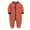 E-Orange, variant on Zwiiyzr 2025 0-1T Unisex Baby Girls Boys Long Sleeve Button Onesie Solid Newborn Footie One-Piece Infant Romper Jumpsuit White