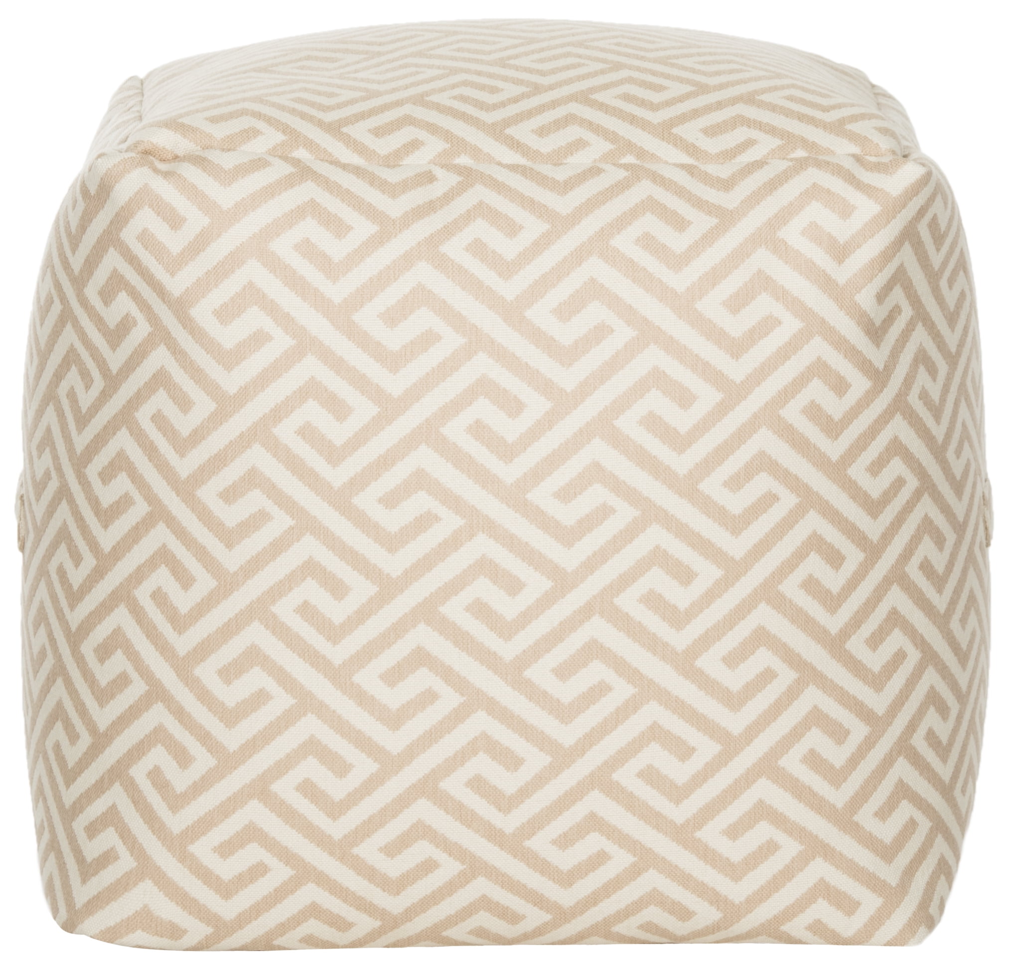 Better Homes and Gardens Greek Key Pouf