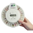 epill MedTime Pro Locked Automatic Pill Dispenser Clear Lid