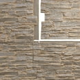 thumbnail image 3 of Ekena Millwork 45 3/4"W x 24 1/2"H x 1 1/4"D Canyon Ridge Stacked Stone, EverStone Faux Stone Siding Panel, Cannondale, 3 of 11