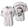 2024 New Hello Kitty Baseball Lovely Personalized Cartoon Print