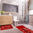 thumbnail image 4 of BOBOMOTI Set of 2 Christmas Kitchen Rugs Christmas Mats Long Strip Doormat for Floor Bathroom Living Room Doorway Christmas Decorations Clearance, 4 of 6
