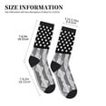 thumbnail image 3 of Athletic Socks Pancreatic Cancer Awareness Flag Sport Running Calf Socks Crew Socks for Men Women, 3 of 7