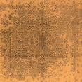 thumbnail image 1 of Ahgly Company Indoor Square Oriental Orange Industrial Area Rugs, 8' Square, 1 of 4