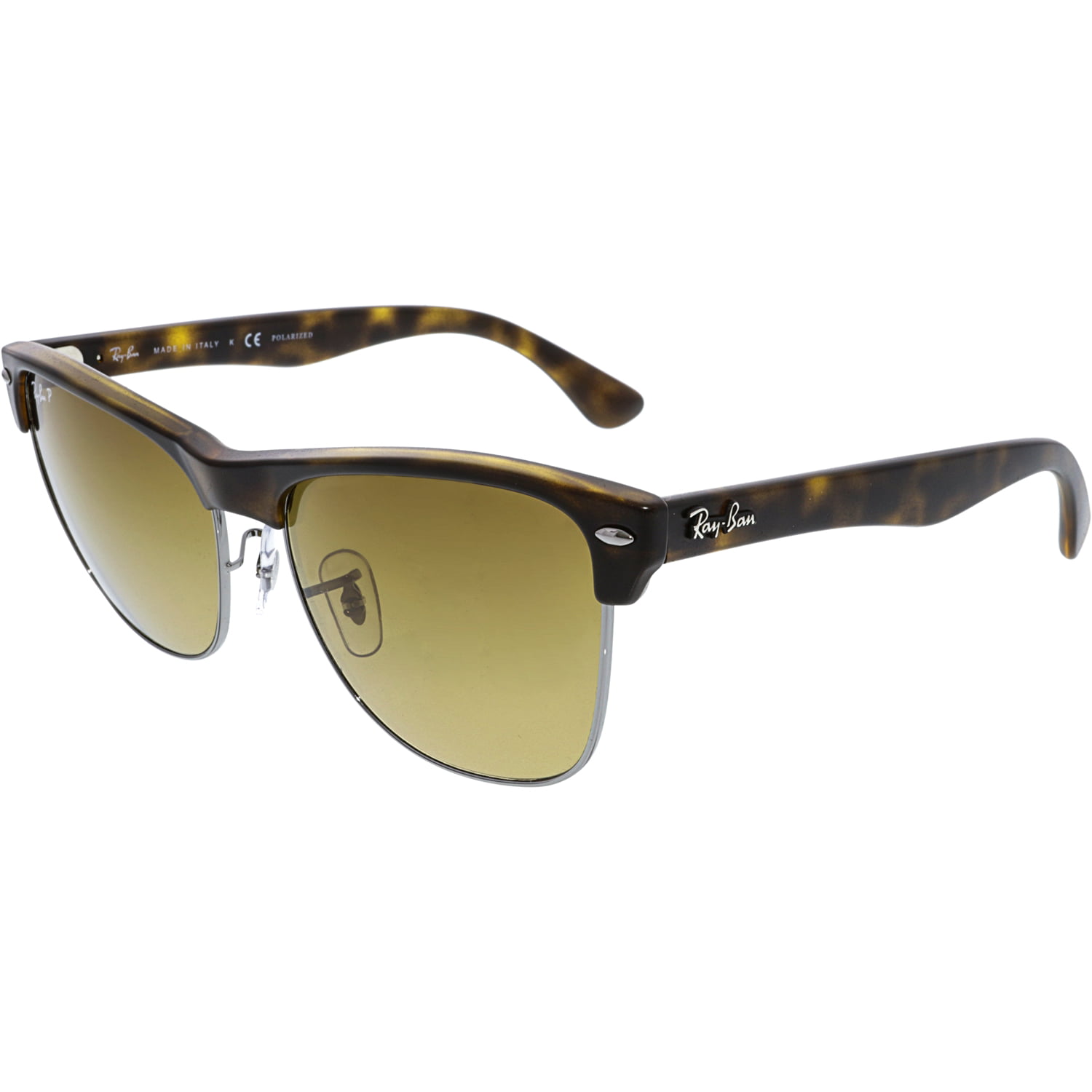 Ray-Ban Men's Polarized Clubmaster RB4175-878/M2-57 Brown Sunglasses |  Walmart Canada