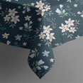 thumbnail image 5 of Pioneer Flower Floral Print Pattern Square Tablecloth,Waterproof Square Table Cover,Wipeable Spillproof Washable Table Cover for Home Kitchen Party Decor 60"x60"(152x152cm), 5 of 6