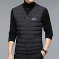 thumbnail image 3 of Chaquetas de plumón con forro para hombre, pantalón corto informal, chaleco sin mangas, 90% plumón de pato blanco, de alta calidad, para mantener el calor, para invierno, novedad de 2023, 3 of 5