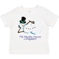 thumbnail image 3 of Inktastic Sassy Snowman The Weather Outside is Delightful Boys or Girls Toddler T-Shirt, 3 of 5