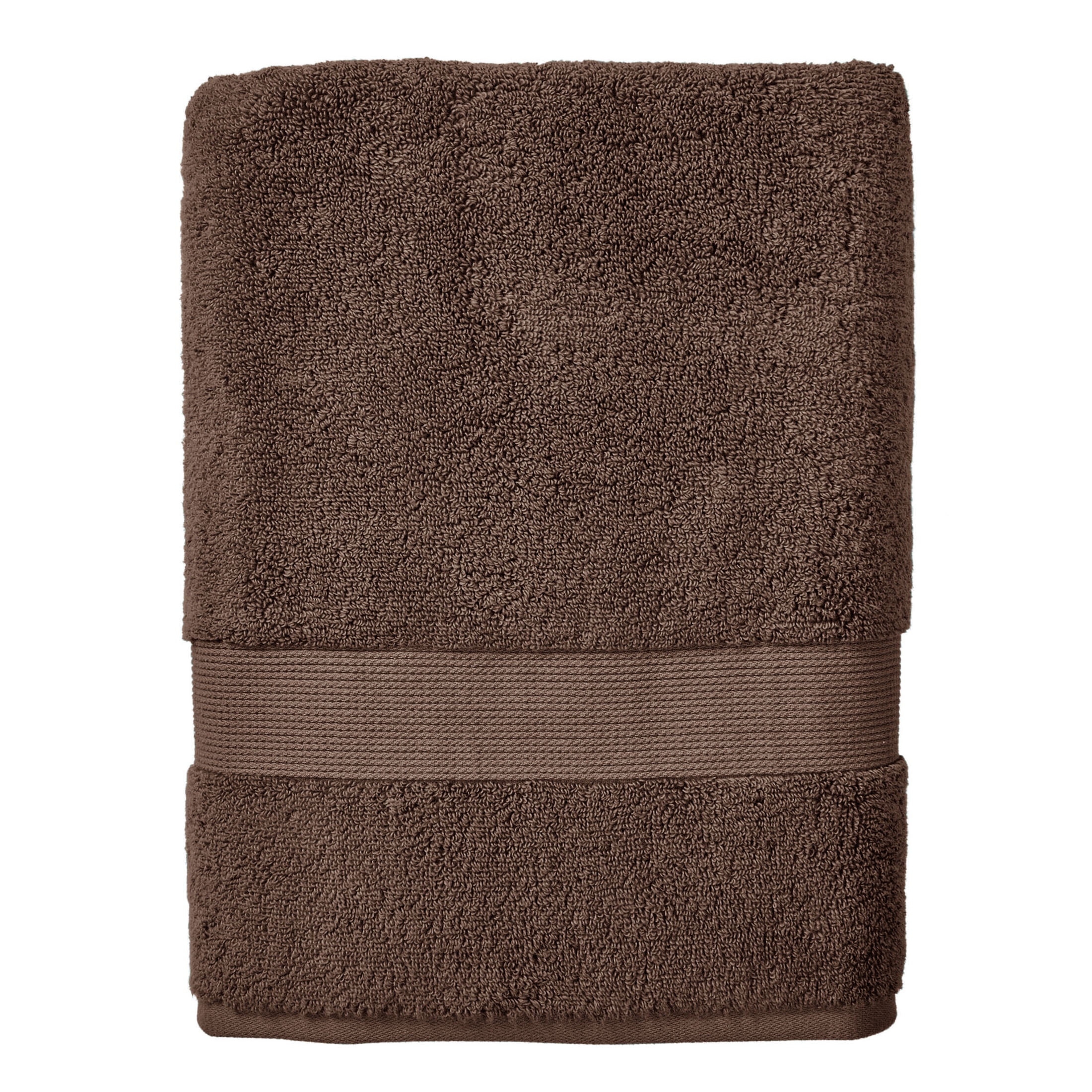 Better Homes & Gardens Signature Soft Solid Cotton 6 Piece Towel Set,Brown Basket