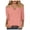 Pink, variant on 3/4 Sleeve T Shirts for Women V Neck Fashion Solid Casual Womens Summer Tops Basic Tops Office Shirts
