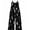 Black White Stripes, variant on Women'S Paisley Pattern Jumpsuits Sleeveless Spaghetti Strap Loose Baggy Wide Leg Overalls Romper