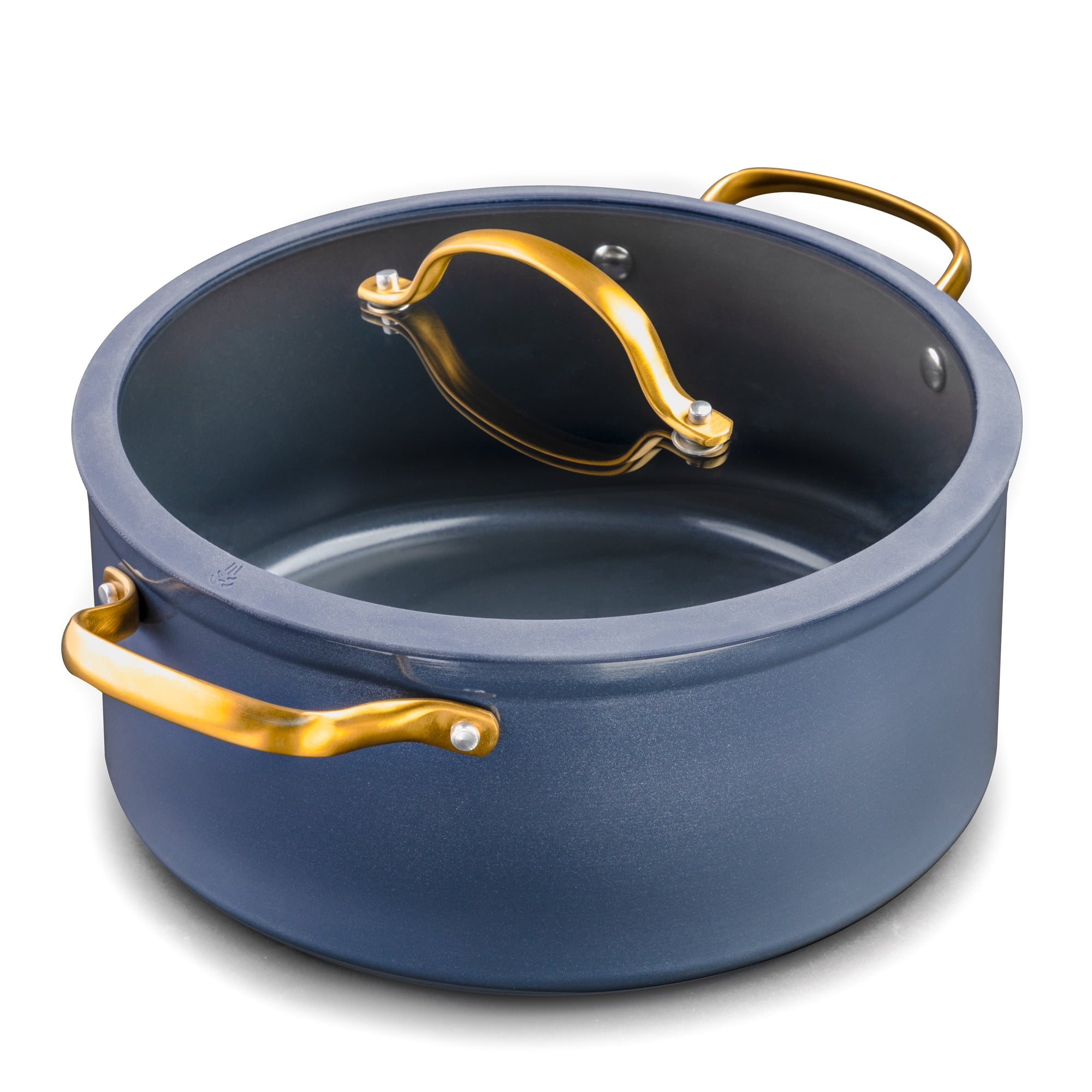 Thyme & Table Signature 12-Piece Cookware Set Non-Stick - Blue