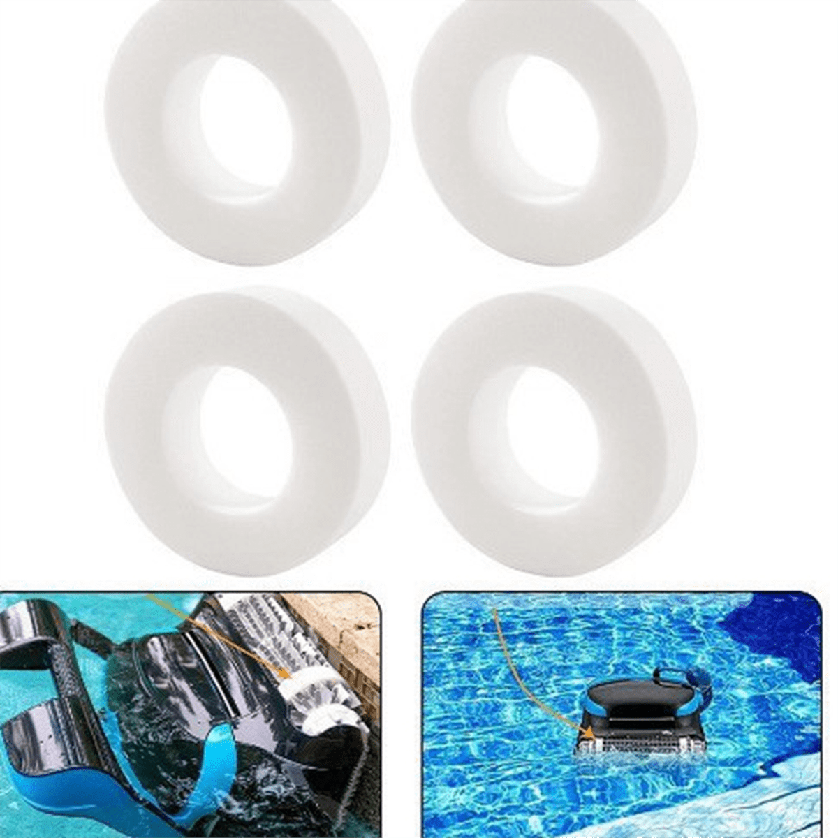For Dolphin M200 M400 M500 Swimming Pool Cleaner Fine Filter 9991432-R4 Underwater Robot Swimming Pool Wheel Set 6101611