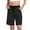 #2027:1 Pack, Black, variant on Women's Casual Comfy 9" Bermuda Shorts Yoga Walking Running Drawstring Shorts with Pockets