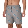thumbnail image 2 of Fotbe Party Shark Cute Men’s Swim Trunks Quick Dry Swim Shorts Board Shorts with Mesh Lining-Large, 2 of 9