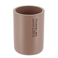 thumbnail image 2 of Modern Matte Cappuccino Bathroom Tumbler, Minimalist Design Toothbrush Holder, Versatile Home Organizer, 2 of 6